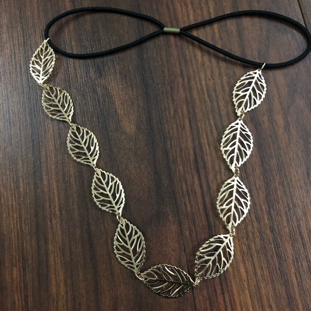 Headband gold left! Never worn